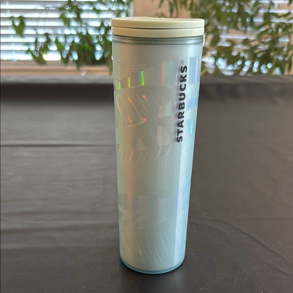 Starbucks Holographic White Tumbler